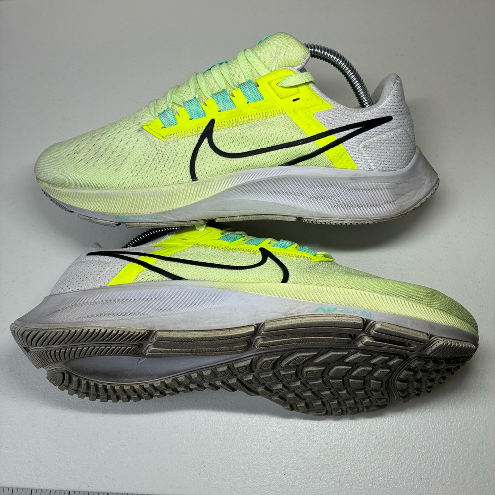 Nike Air Zoom‎ Pegasus 38 Womens Running Shoes Barely Volt Black Teal DJ5397-700